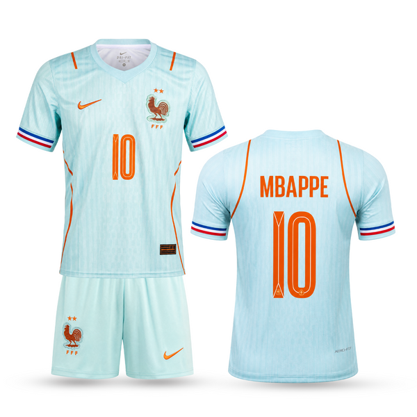 Francúzsko Detský Vonkajší Futbalový Komplet, Mbappé. WC 2026