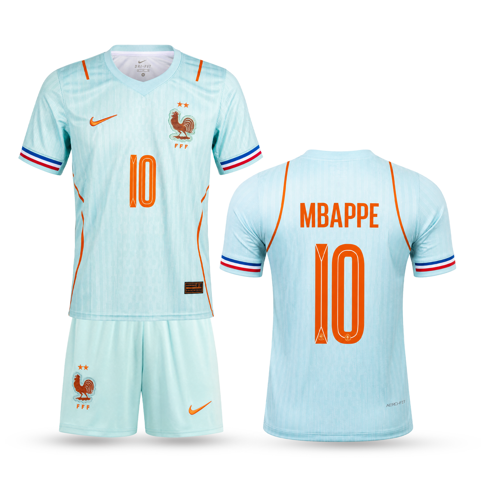 Francúzsko Detský Vonkajší Futbalový Komplet, Mbappé. WC 2026