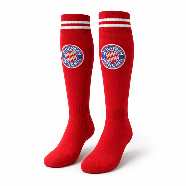 Detské futbalové ponožky, Bayern. Červené