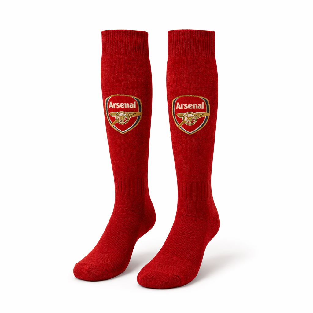 Detské futbalové ponožky, čierne, Arsenal