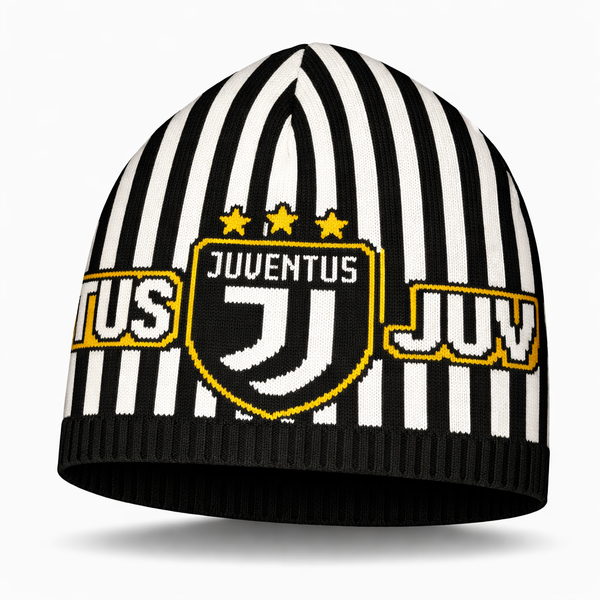 Čiapka Juventus, čierno-biela