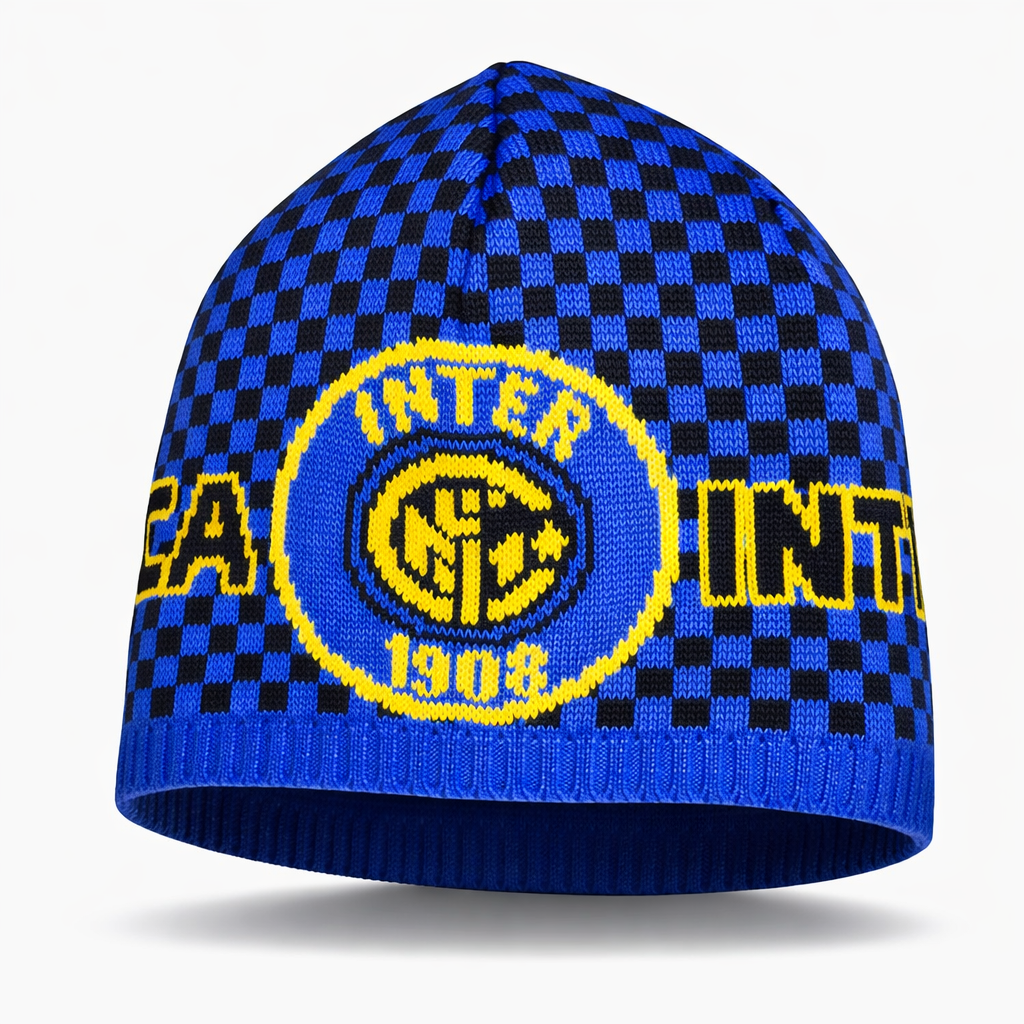 Čiapka Inter, modro-čierna