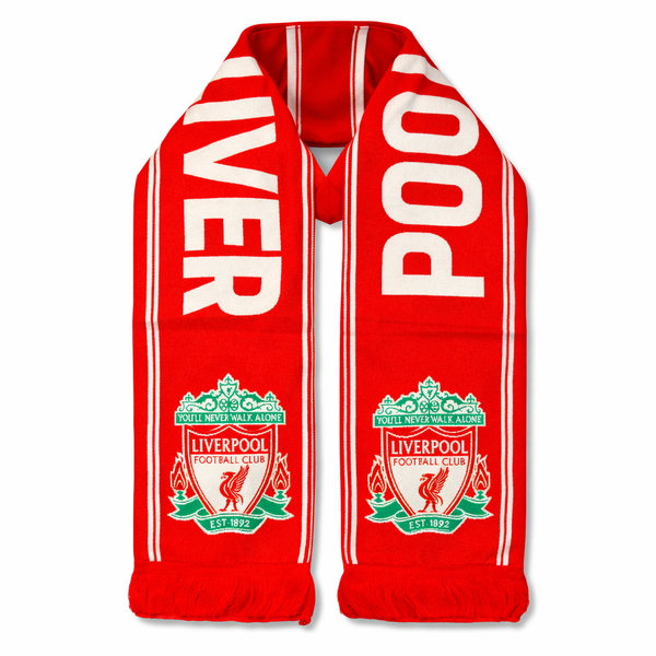 Pletená šatka Liverpool, červená