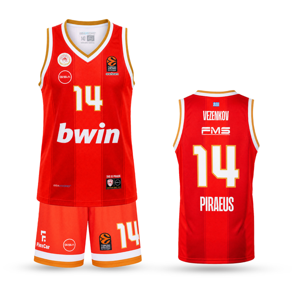 Detská basketbalová súprava, Olympiacos, Vezenkov. EuroLeague 2025