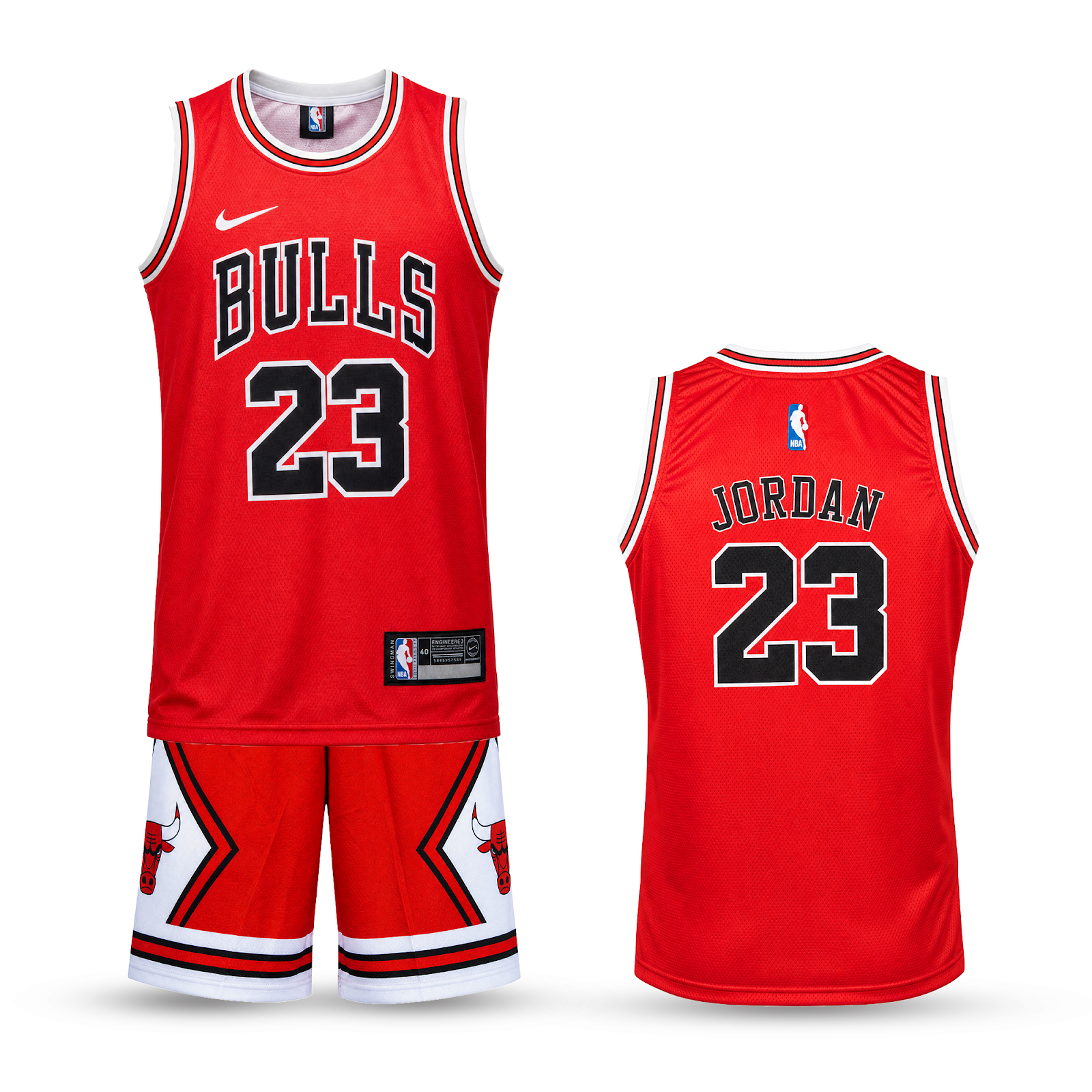 Detská basketbalová súprava, Red, Chicago Bulls, Jordan