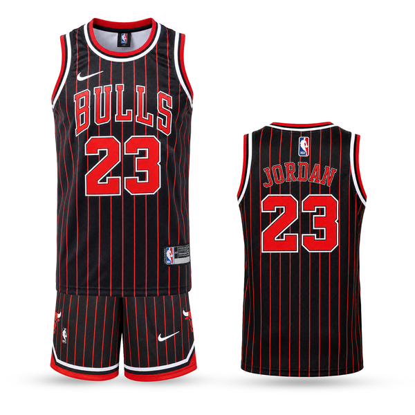 Detská basketbalová súprava, čierna, Chicago Bulls, Jordan