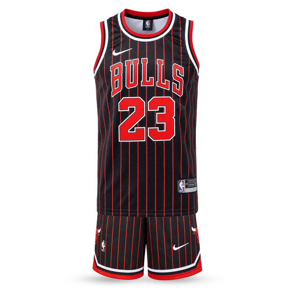 Detská basketbalová súprava, čierna, Chicago Bulls, Jordan