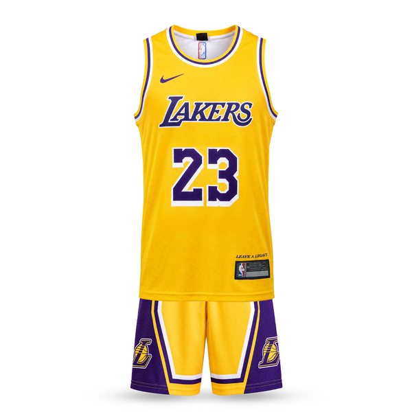 LA Lakers Detský Basketbalový Komplet, James. 26/27, Žltý