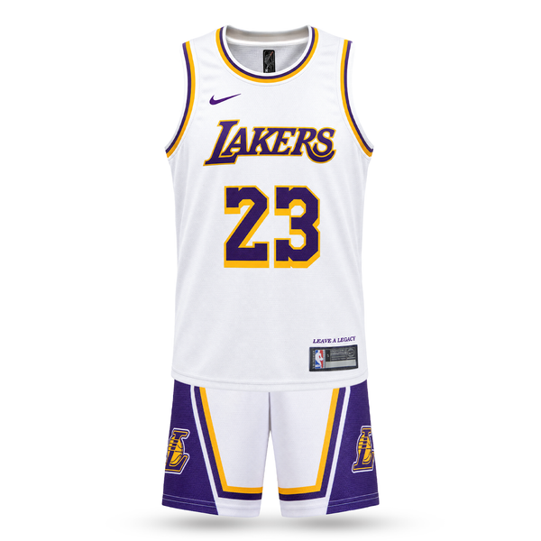 LA Lakers Detský Basketbalový Komplet, James. 26/27, Biely