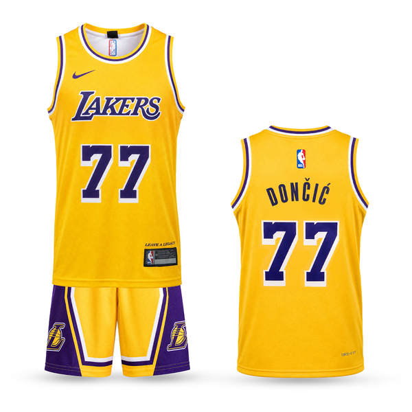 LA Lakers Detský Basketbalový Komplet, Dončič. 26/27, Žltý