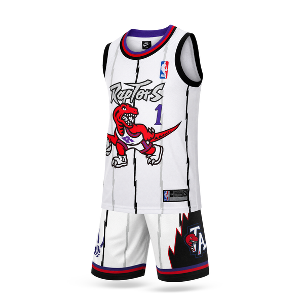 Toronto Raptors Detský Retro Basketbalový Komplet, McGrady. Retro