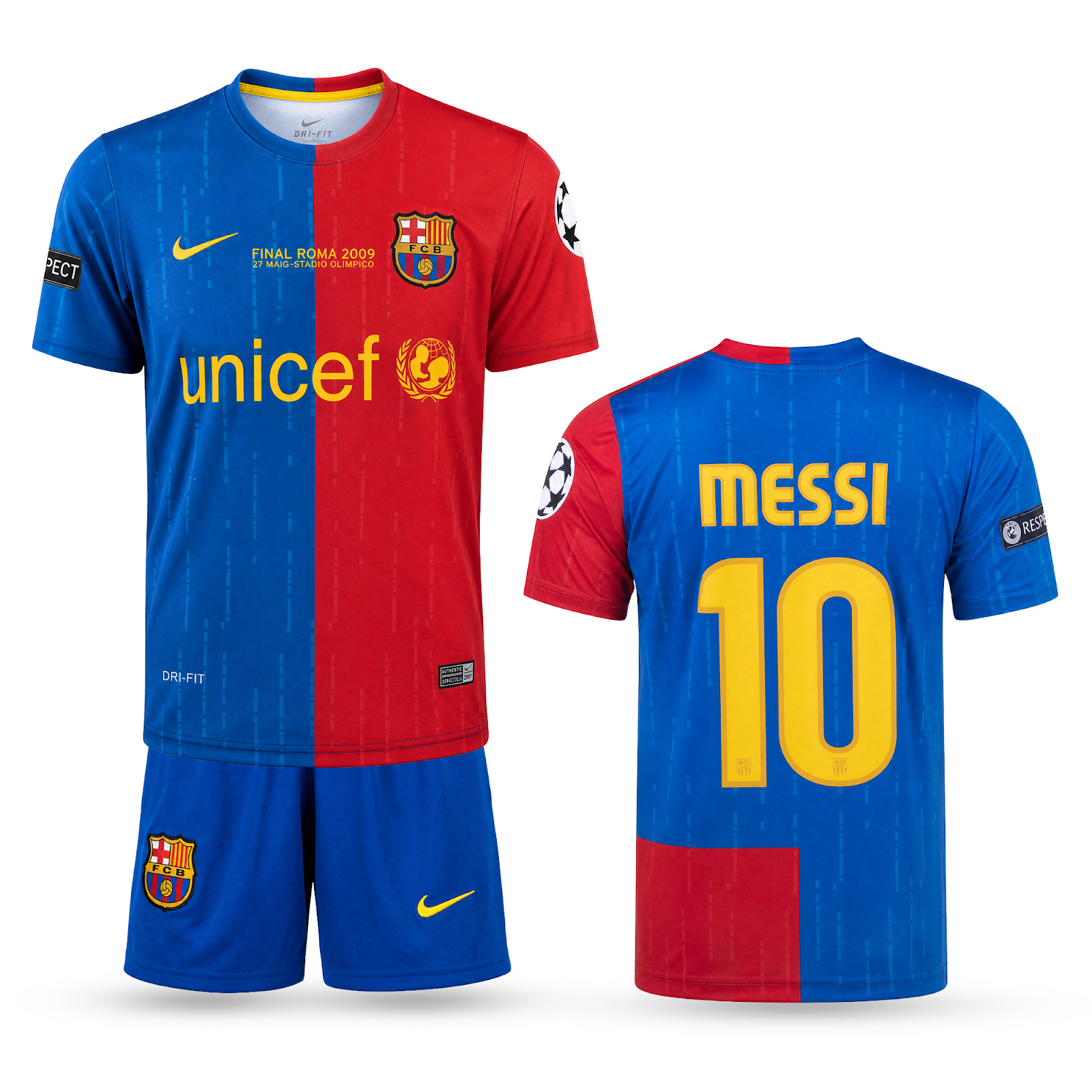 Detská súprava Barcelona, Messi. Finále CL 2009