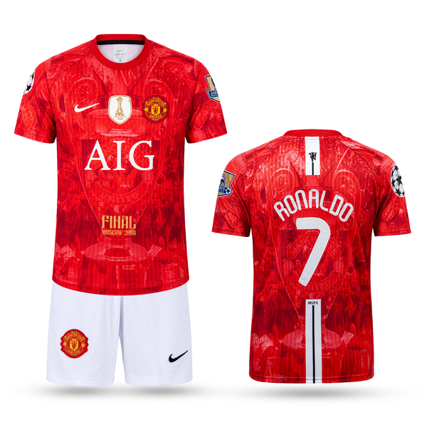Manchester United Detský Klasický Futbalový Komplet, Ronaldo. 2008 CL Final 2nd Edition