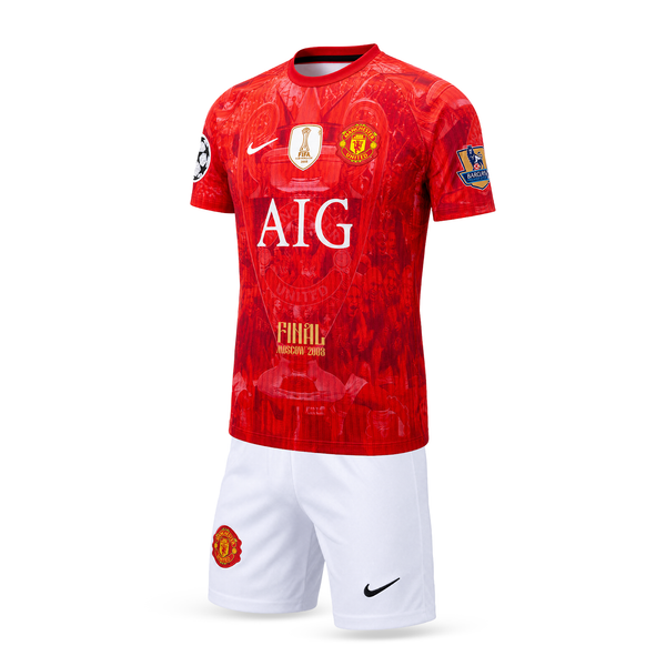 Manchester United Detský Klasický Futbalový Komplet, Ronaldo. 2008 CL Final 2nd Edition