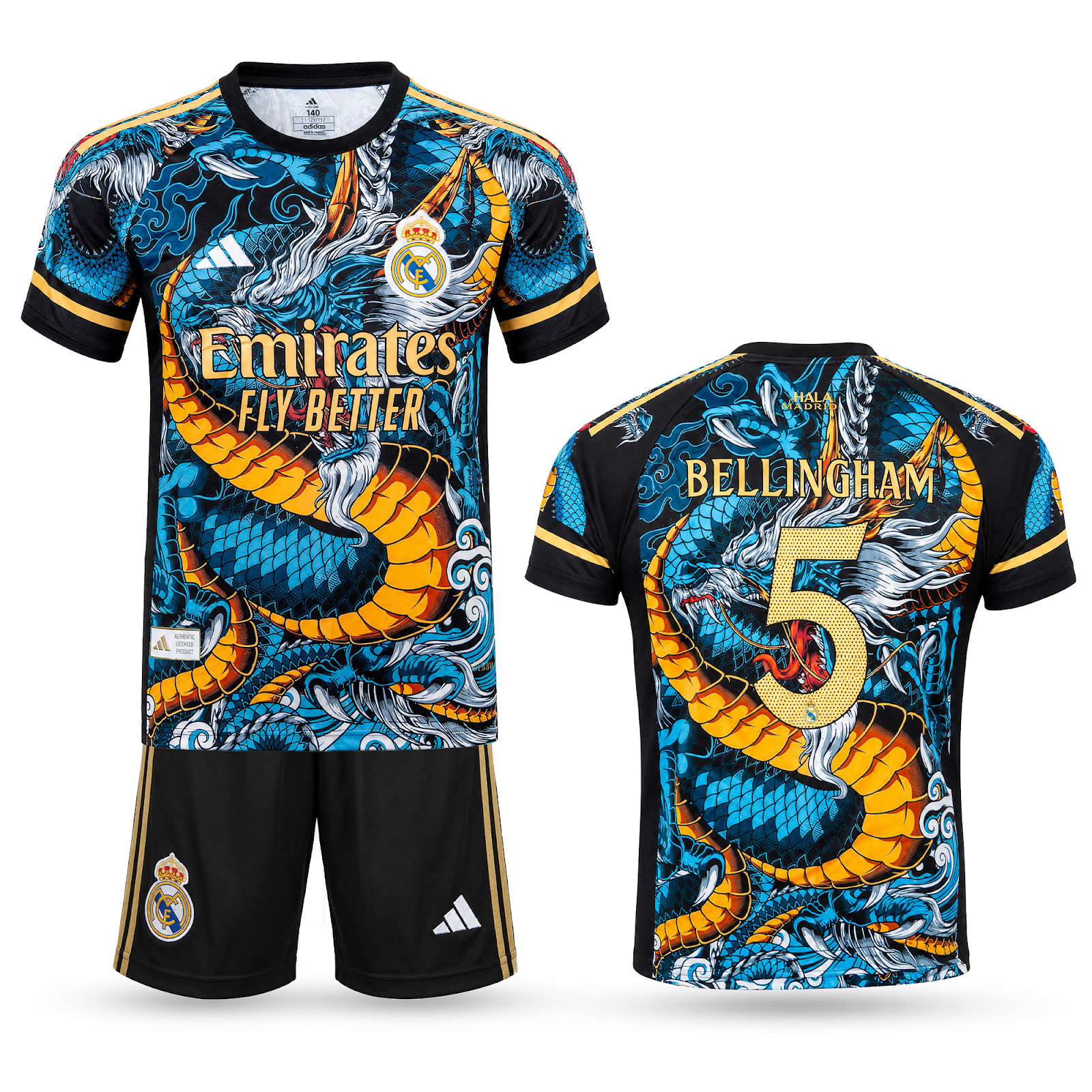 Detská súprava Real Madrid, farebná, Bellingham. Edícia Dragon 2025