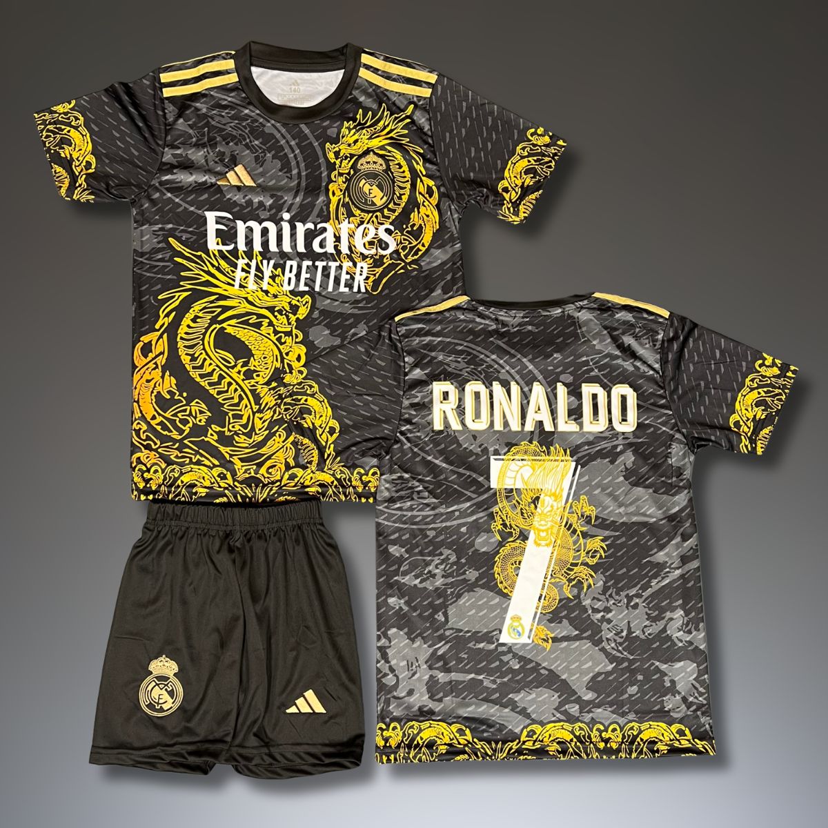 Detská súprava Real Madrid, Ronaldo. Čierny drak edícia 2025