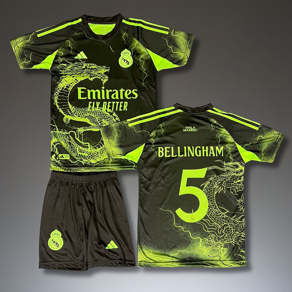 Detská fluorescenčná súprava Real Madrid, Bellingham. Neónovo zelený drak edícia 2025