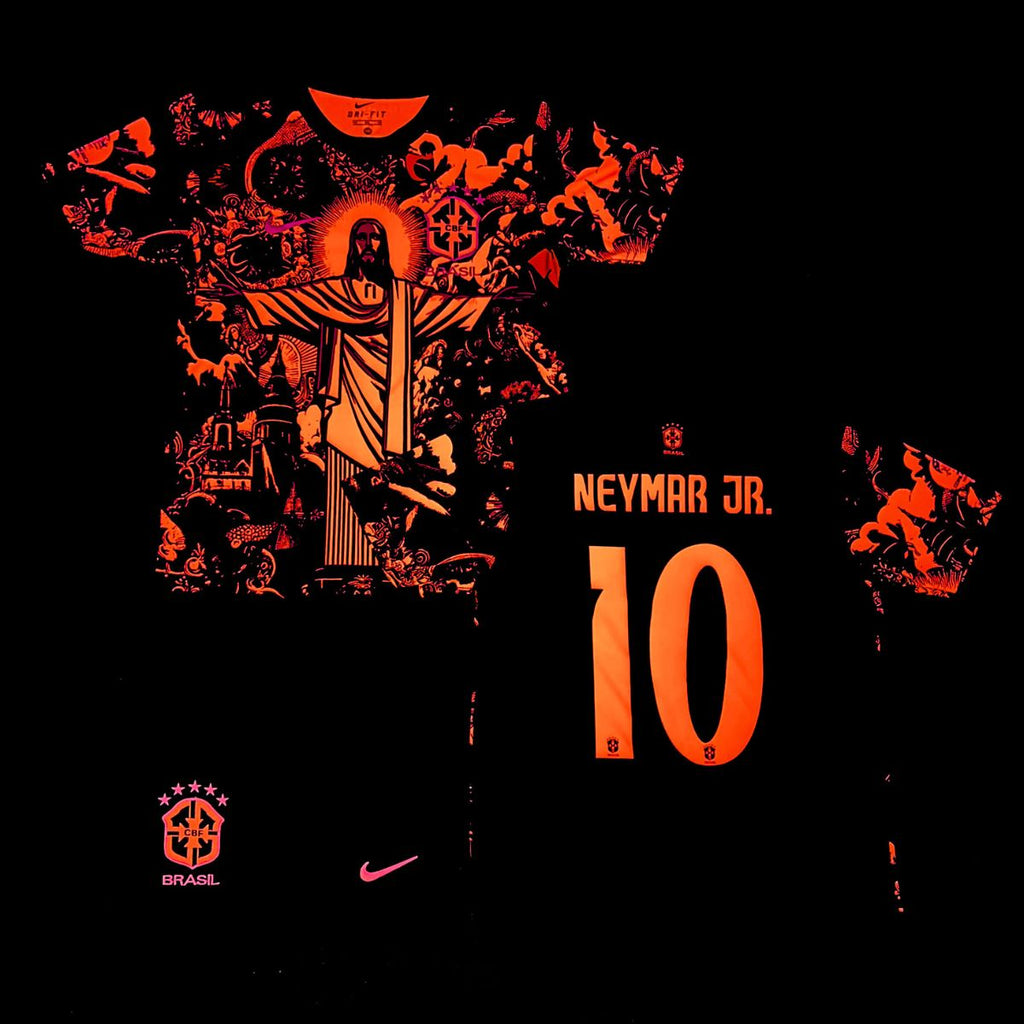 Detská žiarivková súprava Brazília, Neymar. Neónovo ružová edícia 2025