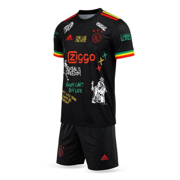 Ajax Detský Futbalový Komplet. Bob Marley Edition
