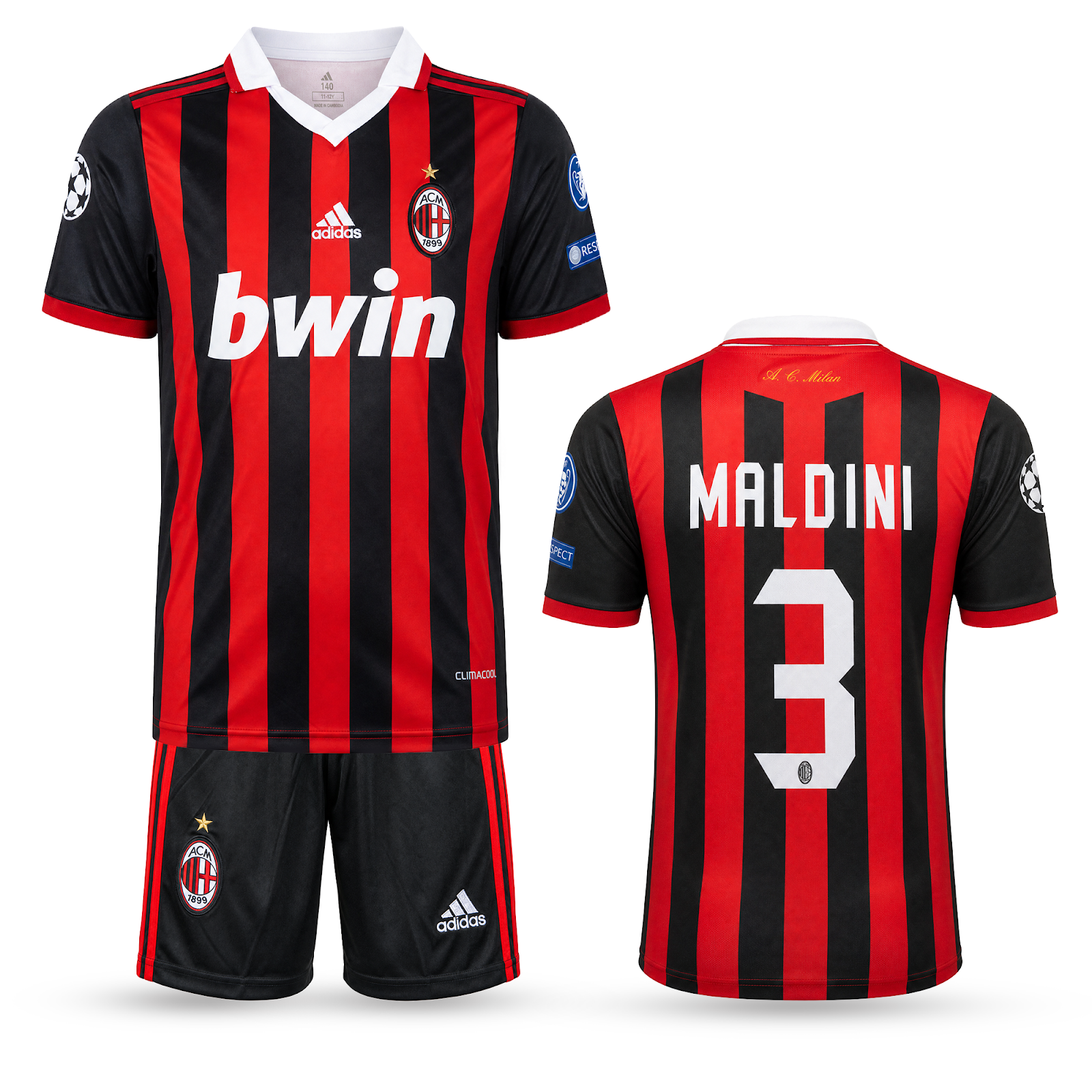Detská súprava Milan, Maldini. Classic 2009