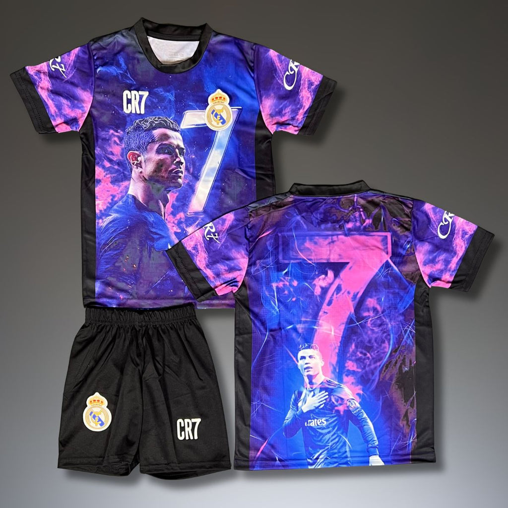 Detská súprava Real Madrid, modrá, Ronaldo. Špeciálna edícia CR7