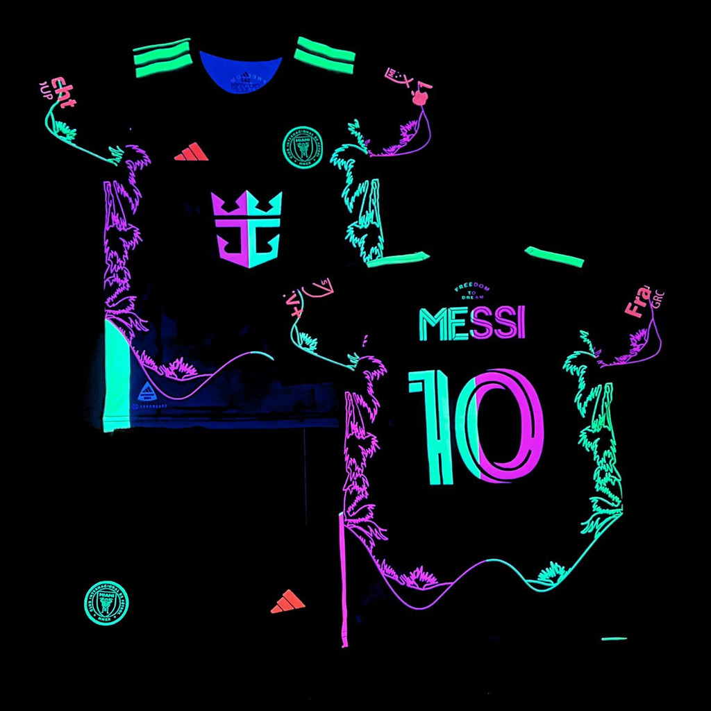 Detská fluorescenčná súprava Inter Miami, Messi. Neónová edícia Palms