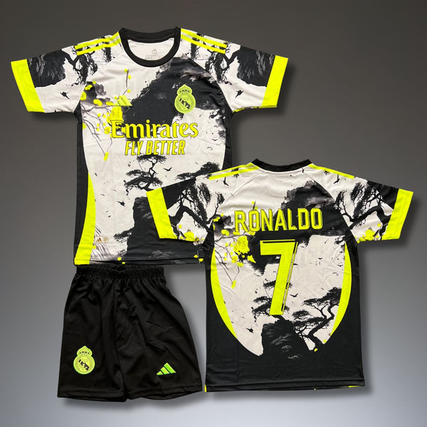 Detská fluorescenčná súprava Real Madrid, Ronaldo. Japonská neónová edícia