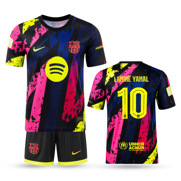 FC Barcelona Detský Futbalový Komplet, Jamal. Colorful Edition