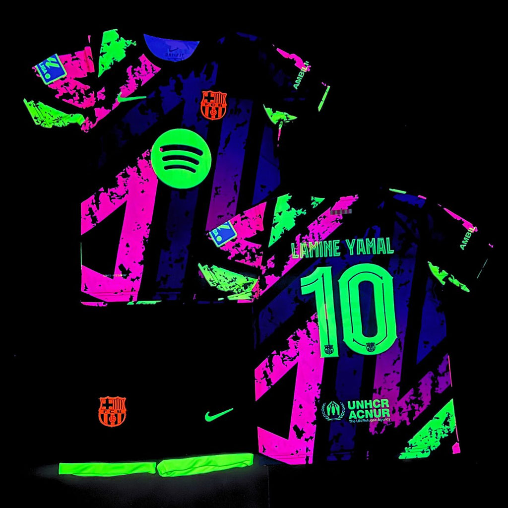 Detská fluorescenčná súprava Barcelona, Jamal. Farebná neónová edícia