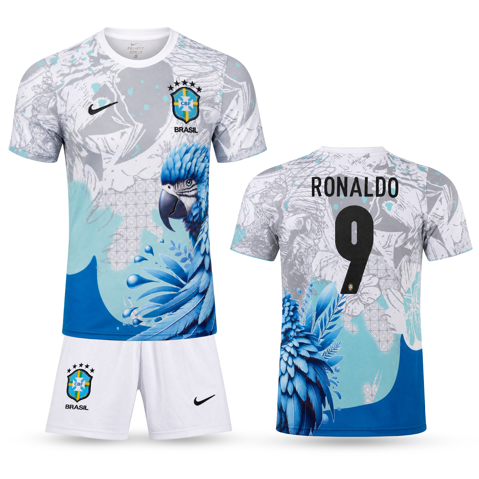 Detská súprava Brazília, Ronaldo. Špeciálna papagájová edícia
