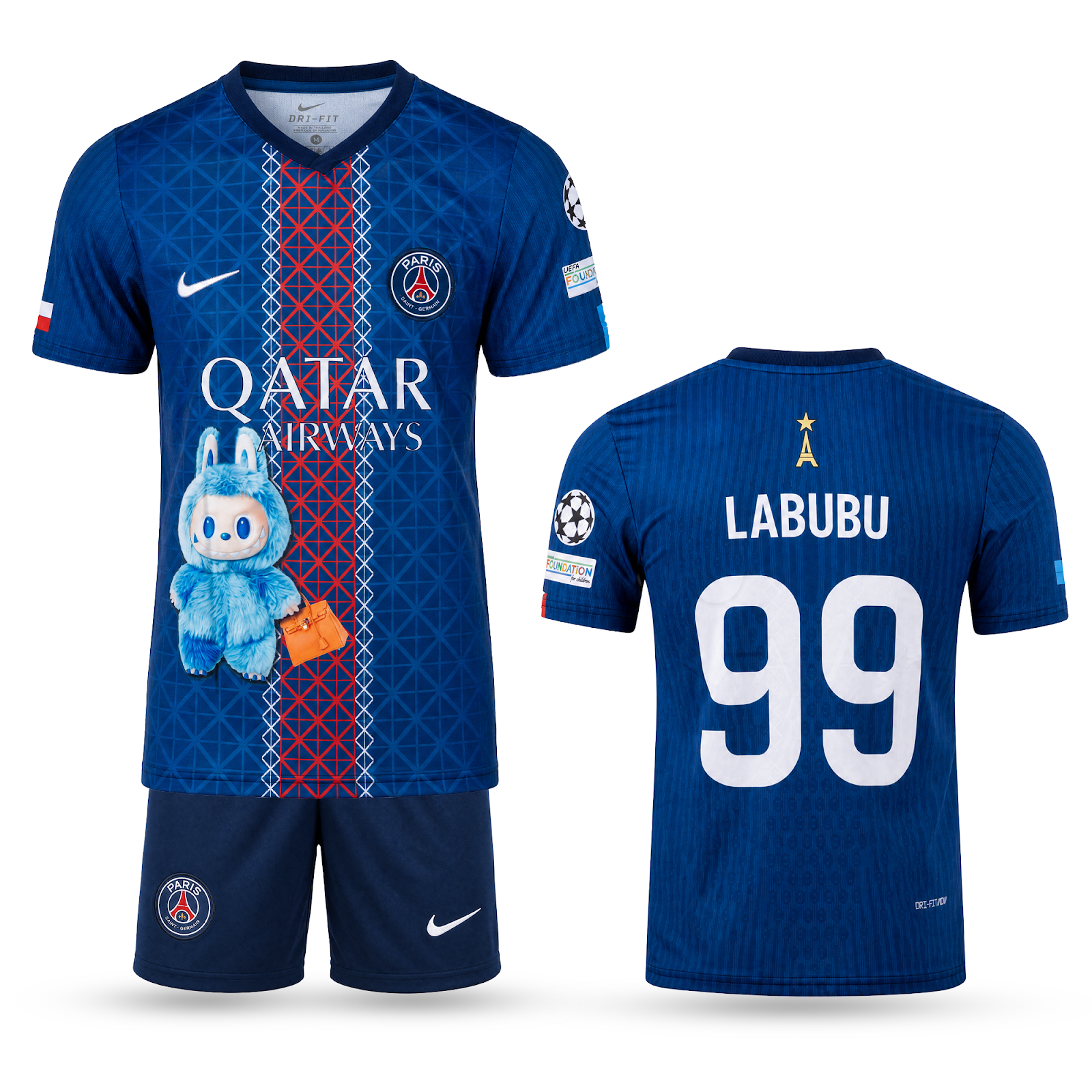 Detská súprava PSG. Špeciálna edícia Labubu