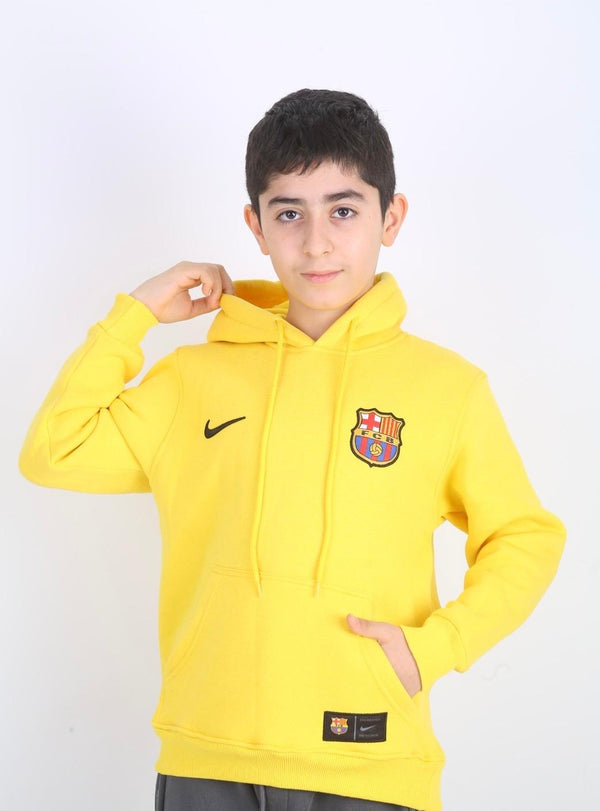 Barcelona Detská Športová Mikina, Žltá