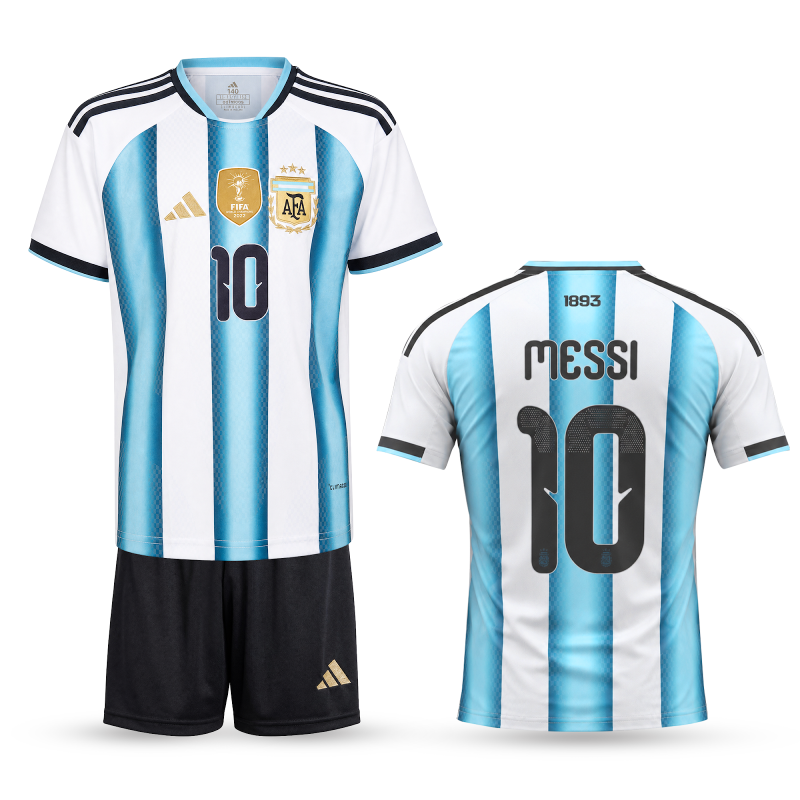 Argentína Detský Futbalový Komplet, Messi. WC 2026