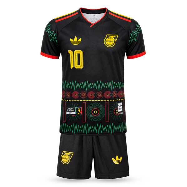 Jamajka Detský Futbalový Komplet, Bob Marley. Bob Marley Edition, Čierny