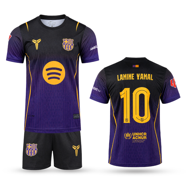 Barcelona Detský Futbalový Komplet, Jamal. 26/27 Special Purple Edition, Fialový