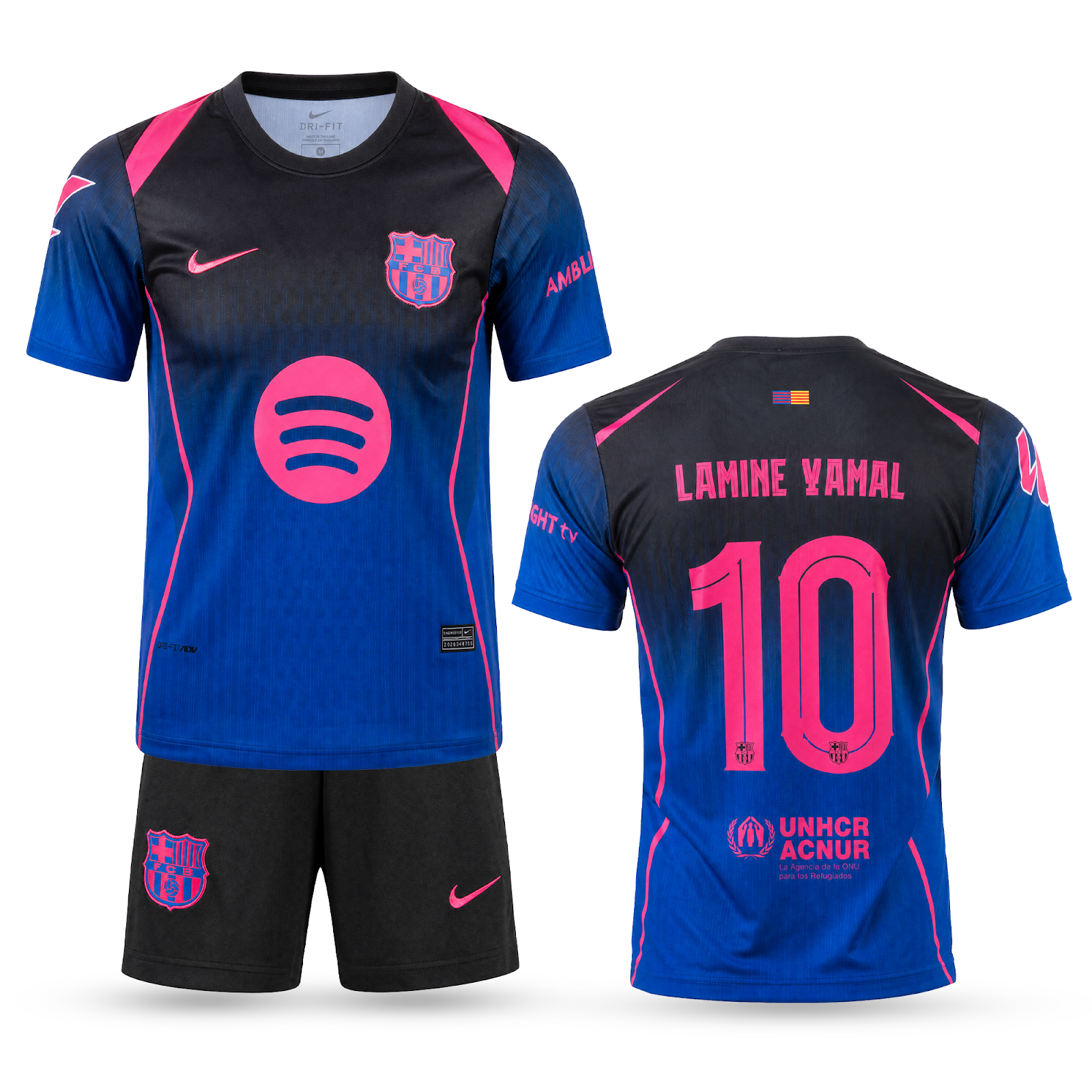 FC Barcelona Detský Futbalový Komplet, Jamal. 26/27 Special Blue Edition, Modrý