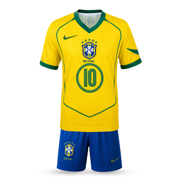 Brazília Detský Futbalový Komplet, Ronaldinho. 2004