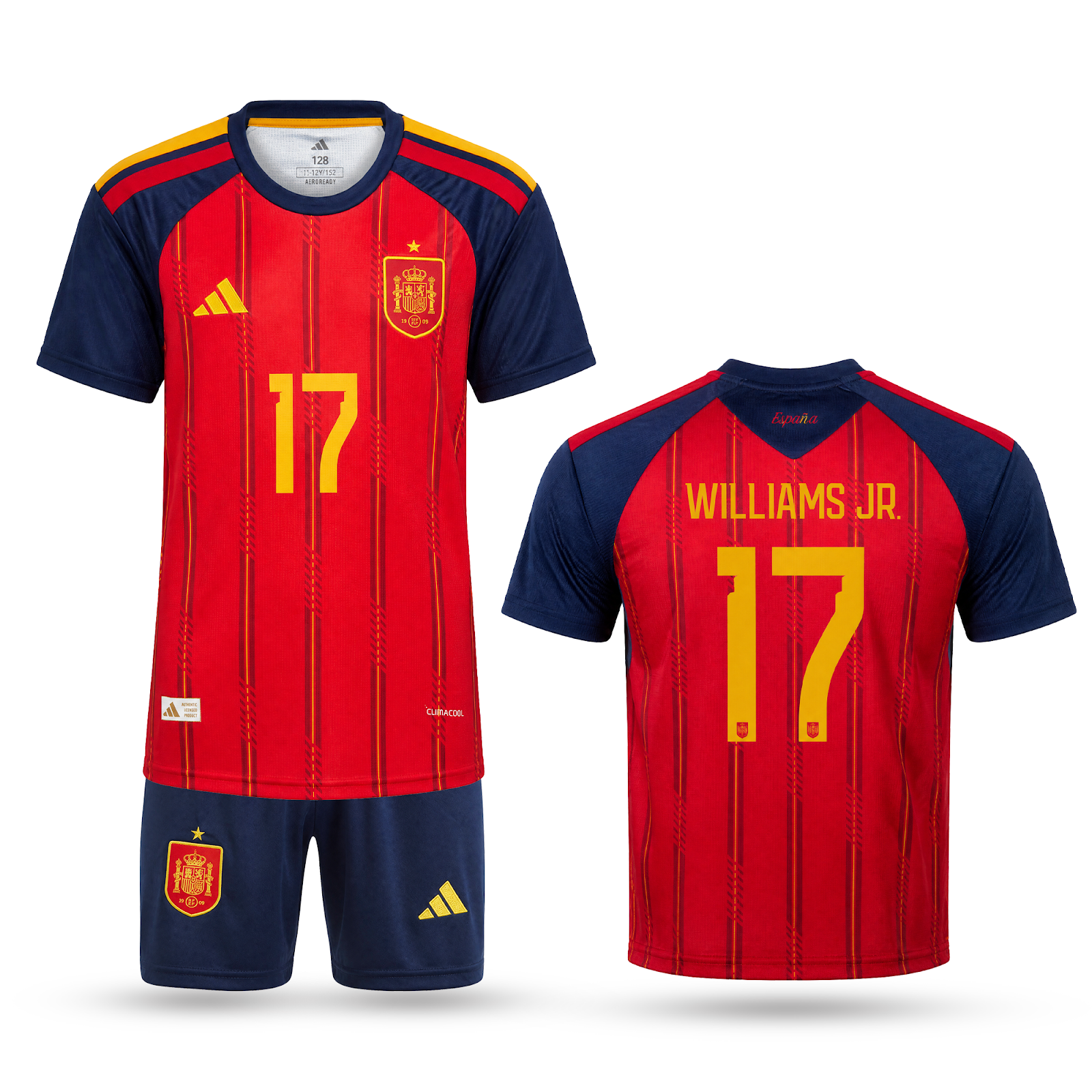 Španielsko Detský Futbalový Komplet, Williams. World Cup 2026