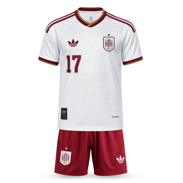 Španielsko Detský Vonkajší Futbalový Komplet, Williams. World Cup 2026