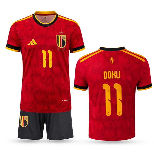 Belgium Kids Football Kit, Doku. World Cup 2026