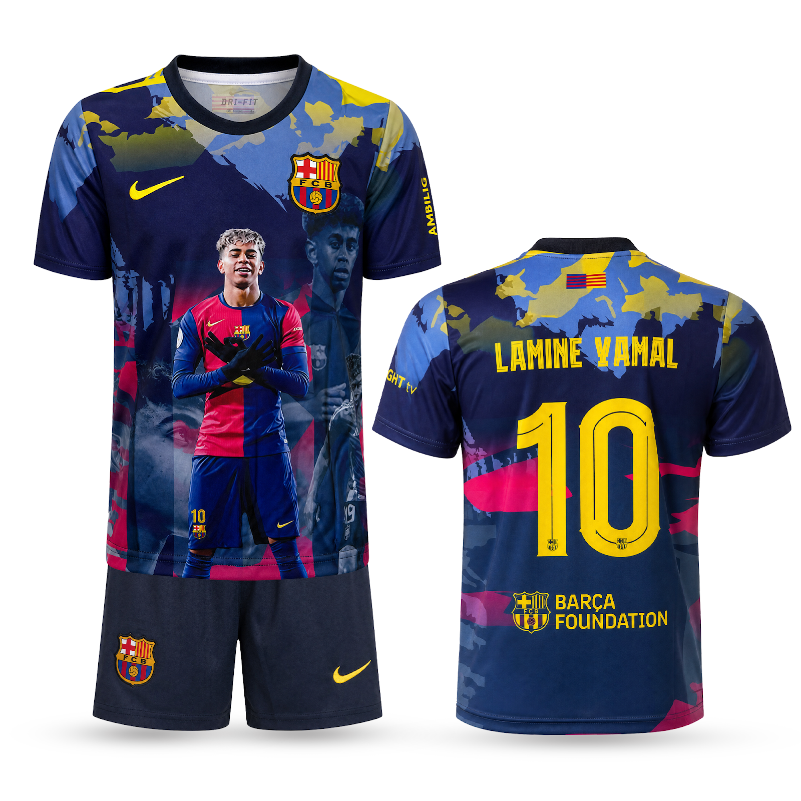 Barcelona Detský Futbalový Komplet, Jamal. Yamal Edition