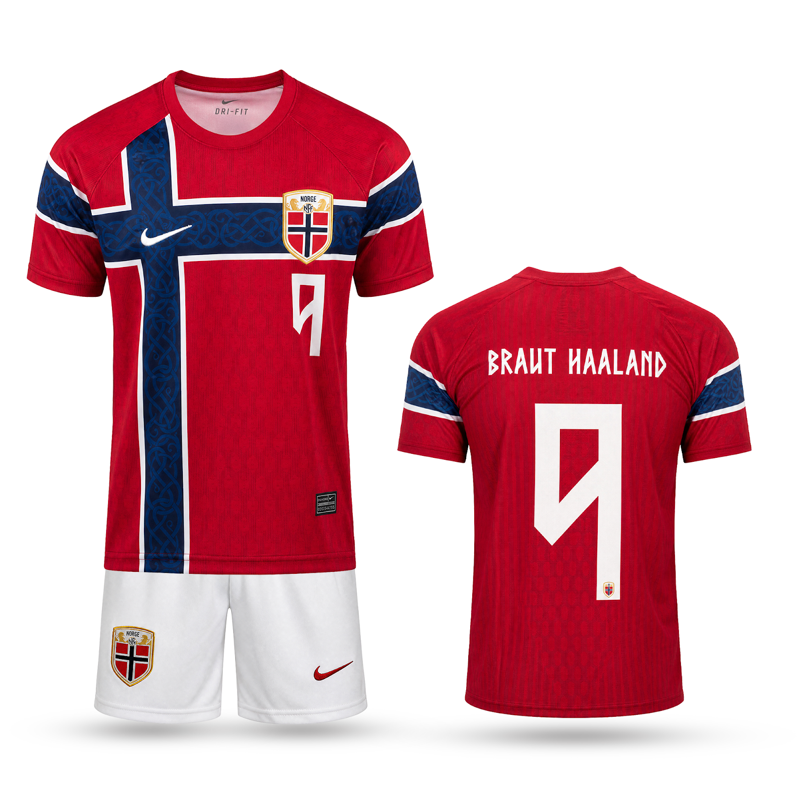 Nórsko Detský Futbalový Komplet, Haaland. World Cup 2026