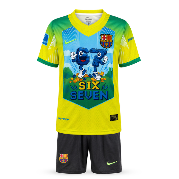 Barcelona Detský Futbalový Komplet, Yamal. Six Seven Edition