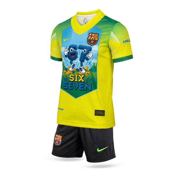 Barcelona Detský Futbalový Komplet, Yamal. Six Seven Edition