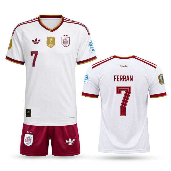 Španielsko Detský Vonkajší Futbalový Komplet, Ferran. World Cup 2026