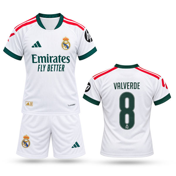 Real Madrid Detský Futbalový Komplet, Valverde. 26/27