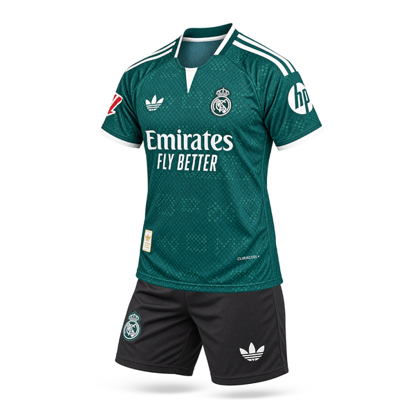 Real Madrid Detský Gjestujúci Futbalový Komplet, Mbappé. 26/27