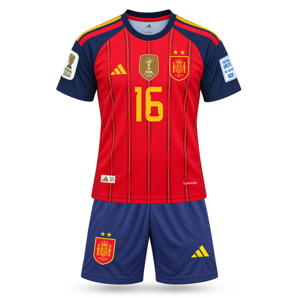 Španielsko Detský Futbalový Komplet, Rodri. World Cup 2026