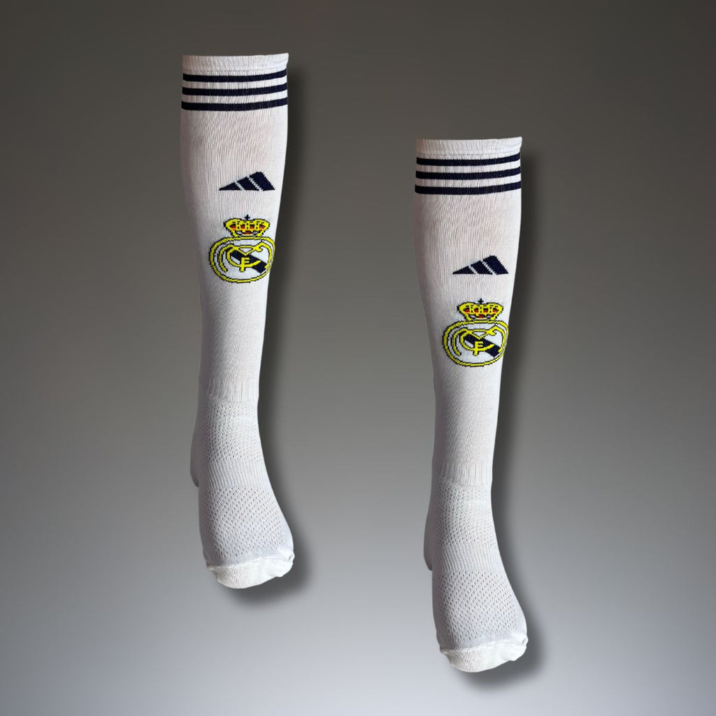 Futbalové ponožky, Real Madrid, biele