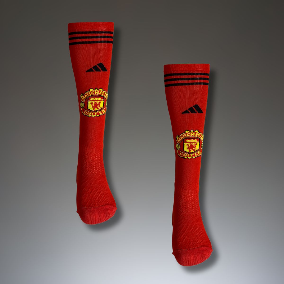 Futbalové ponožky, Manchester United, červené